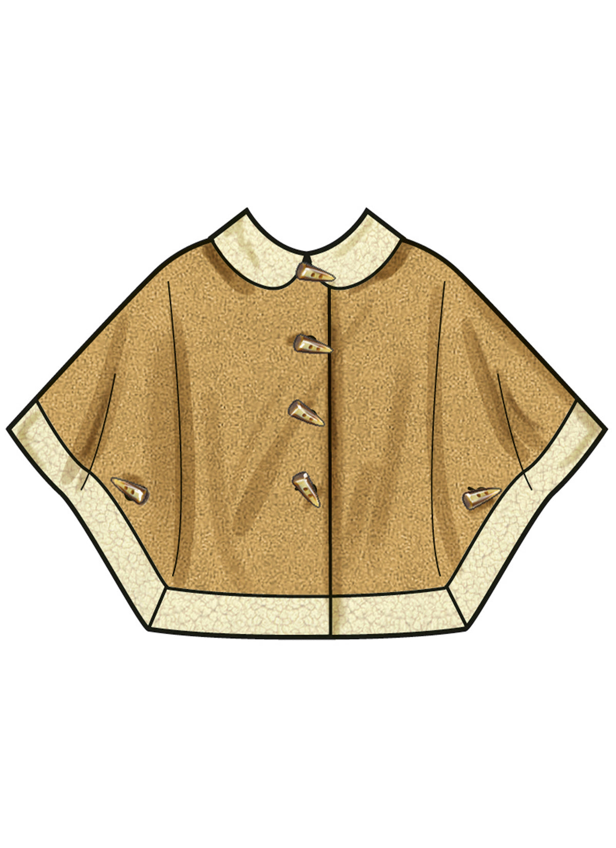 Simplicity Children's and Girl's Ponchos Sewing Pattern S3043