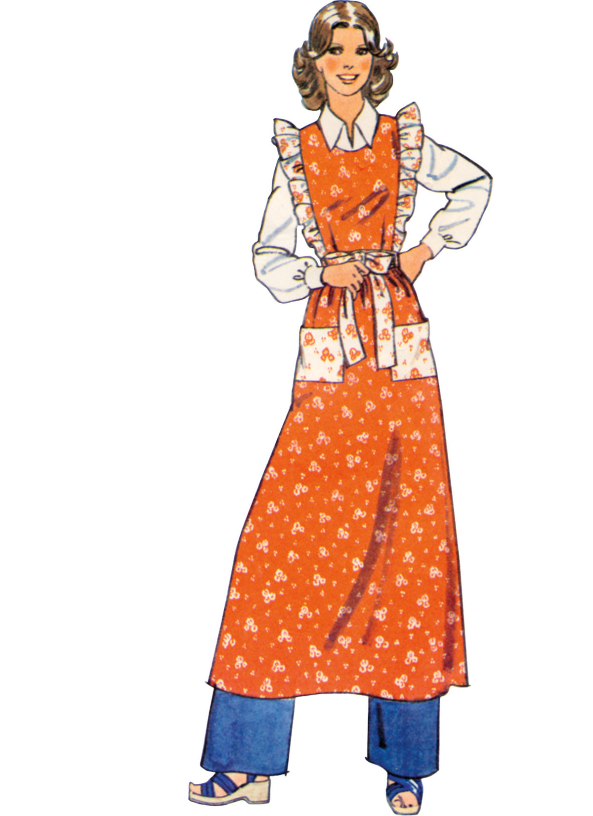 Simplicity Misses Apron in Two Lengths Sewing Pattern S3051A