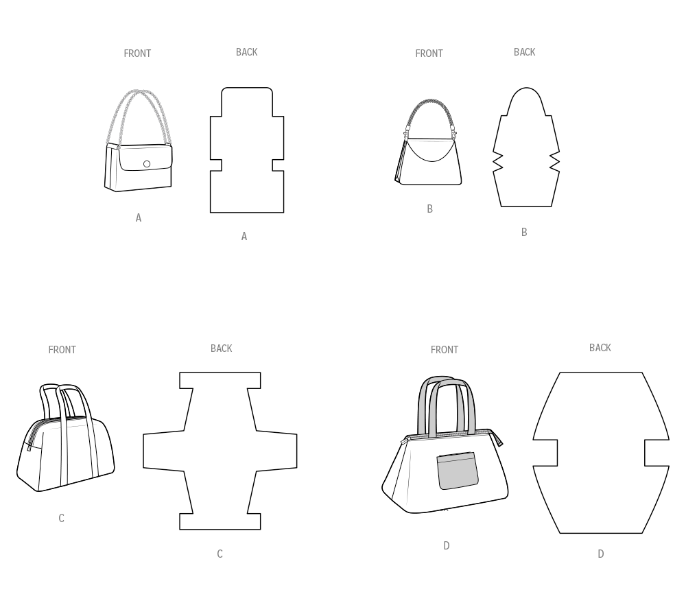 Simplicity Bags: Discover Stylish Sewing Patterns Today S3052OS