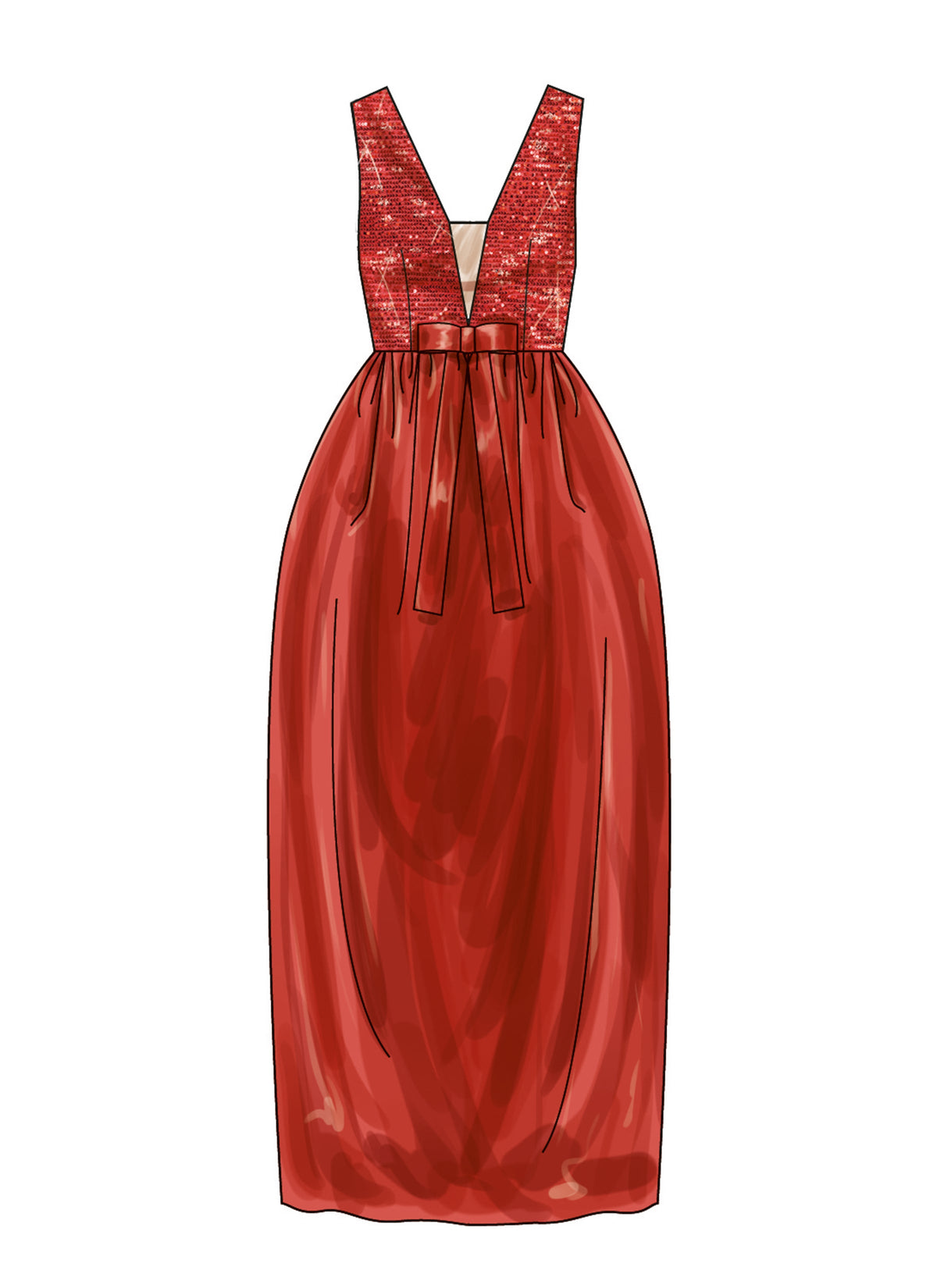 Simplicity Misses Special Occasion Gowns Sewing Pattern S3066