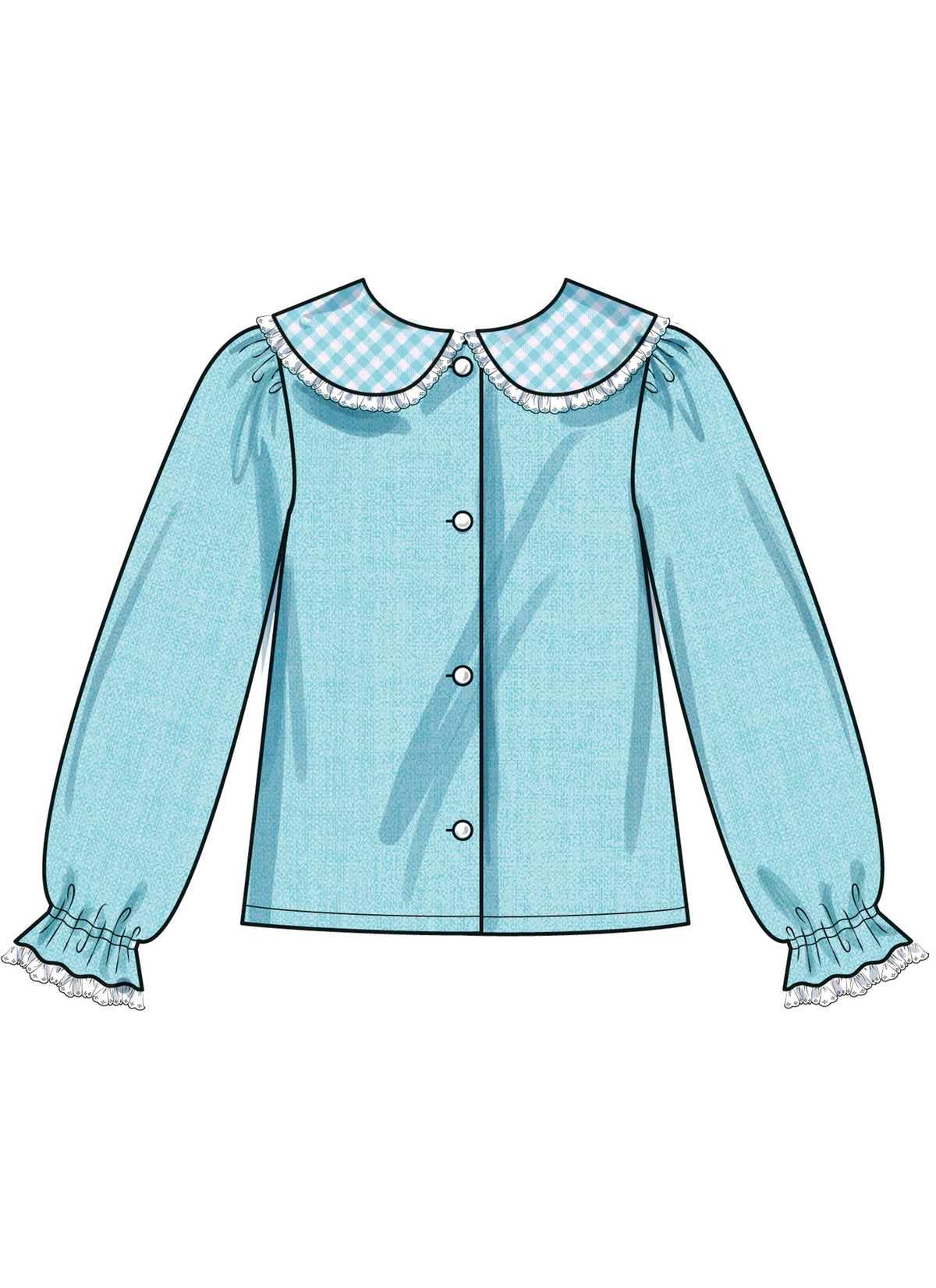 Simplicity Girls' Tops Sewing Pattern for Stylish Creations S3077A