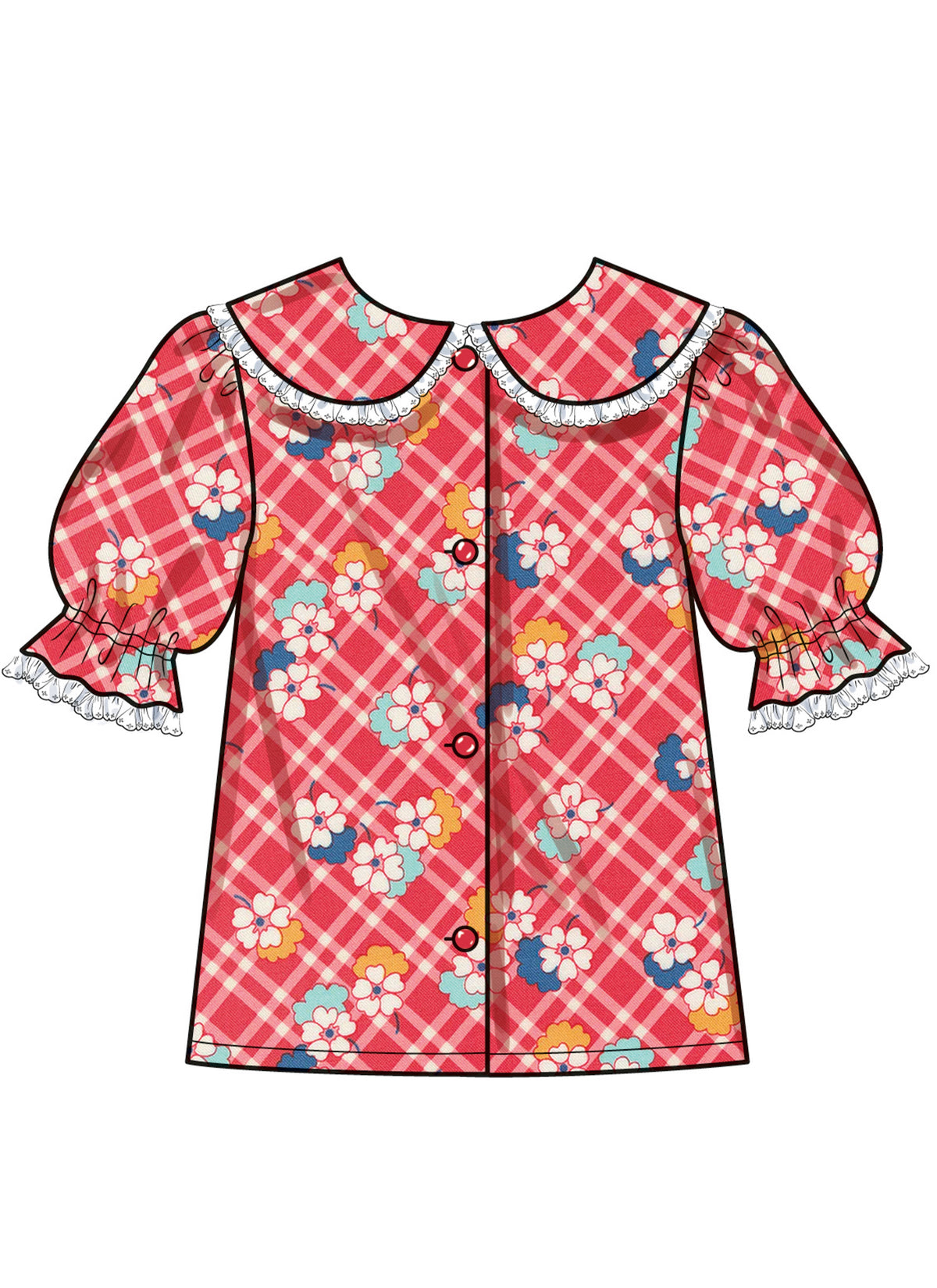 Simplicity Girls' Tops Sewing Pattern for Stylish Creations S3077A