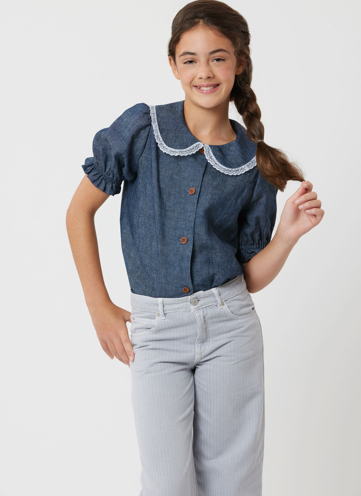Simplicity Girls' Tops Sewing Pattern for Stylish Creations S3077A