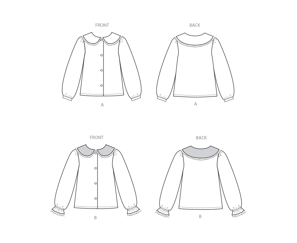Simplicity Girls' Tops Sewing Pattern for Stylish Creations S3077A