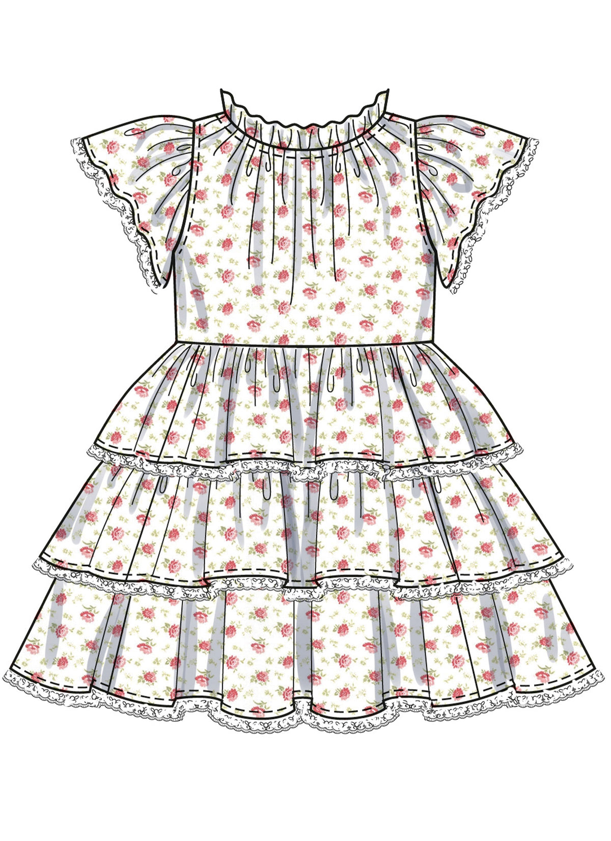 Simplicity Children's Dresses Sewing Pattern Guide S3078A
