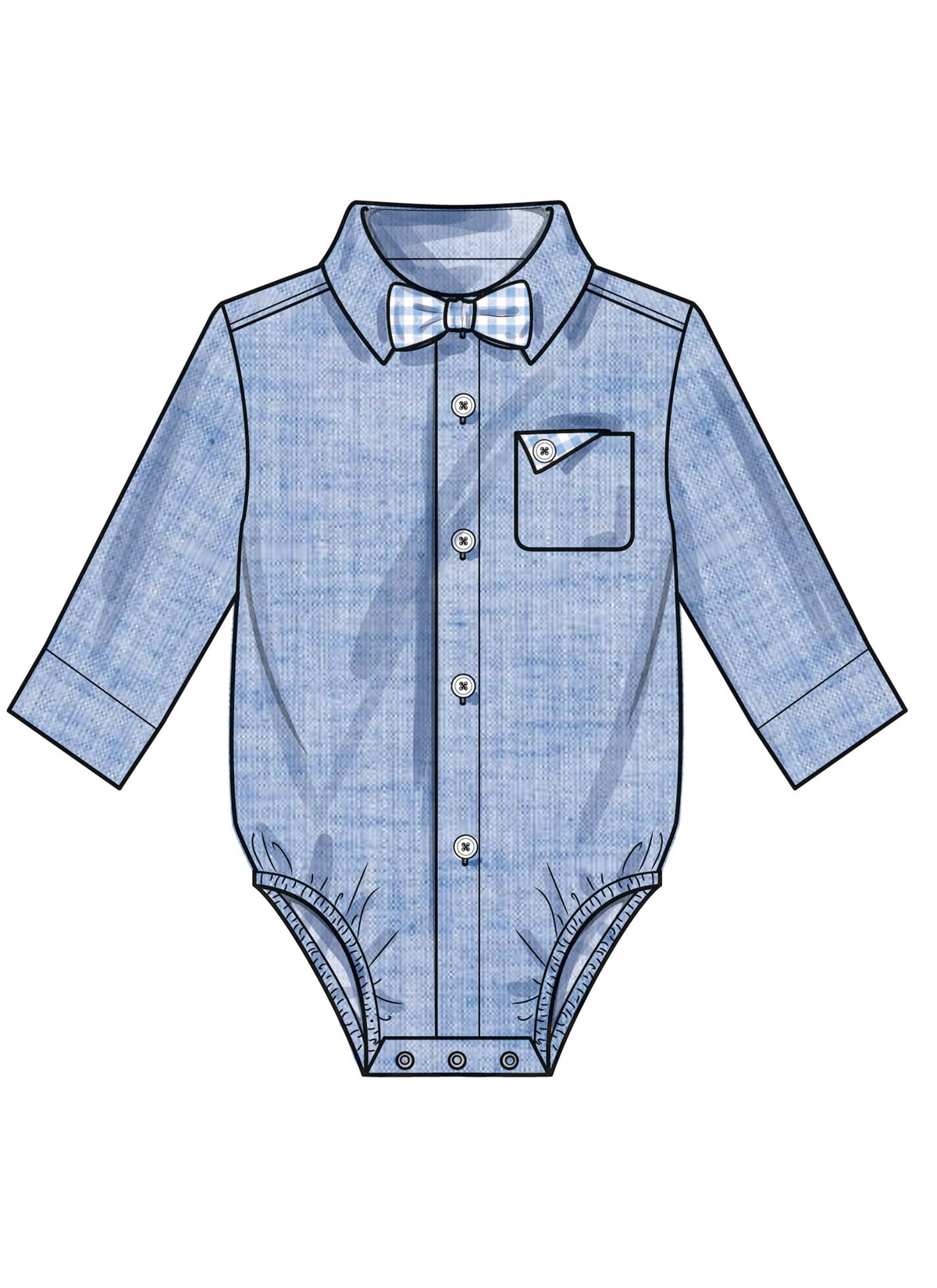 Simplicity Babies Bodysuits, Shorts and Pants Sewing Pattern S3079A
