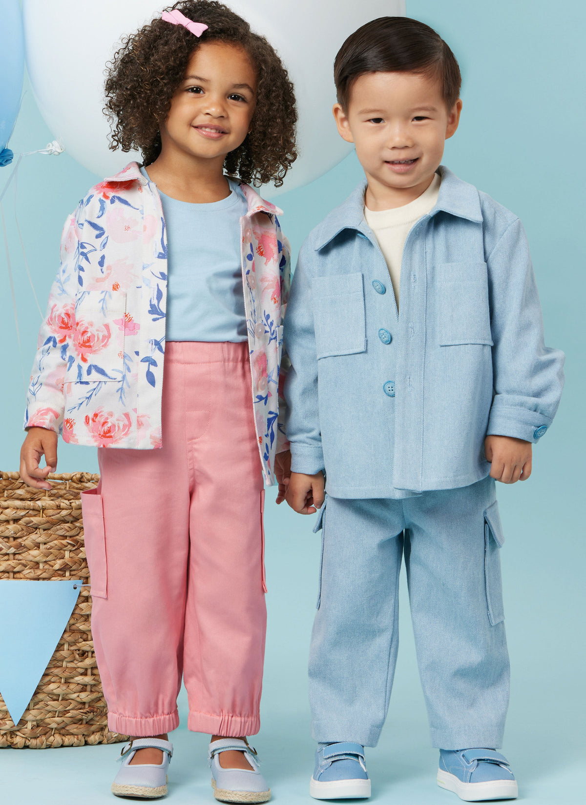 Simplicity Toddlers' Jackets and Pants Sewing Pattern S3081A