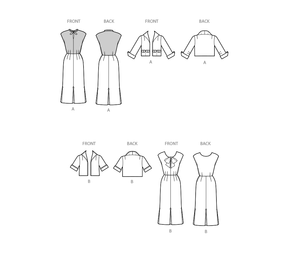 Simplicity Misses Dress and Jacket Sewing Pattern S3083
