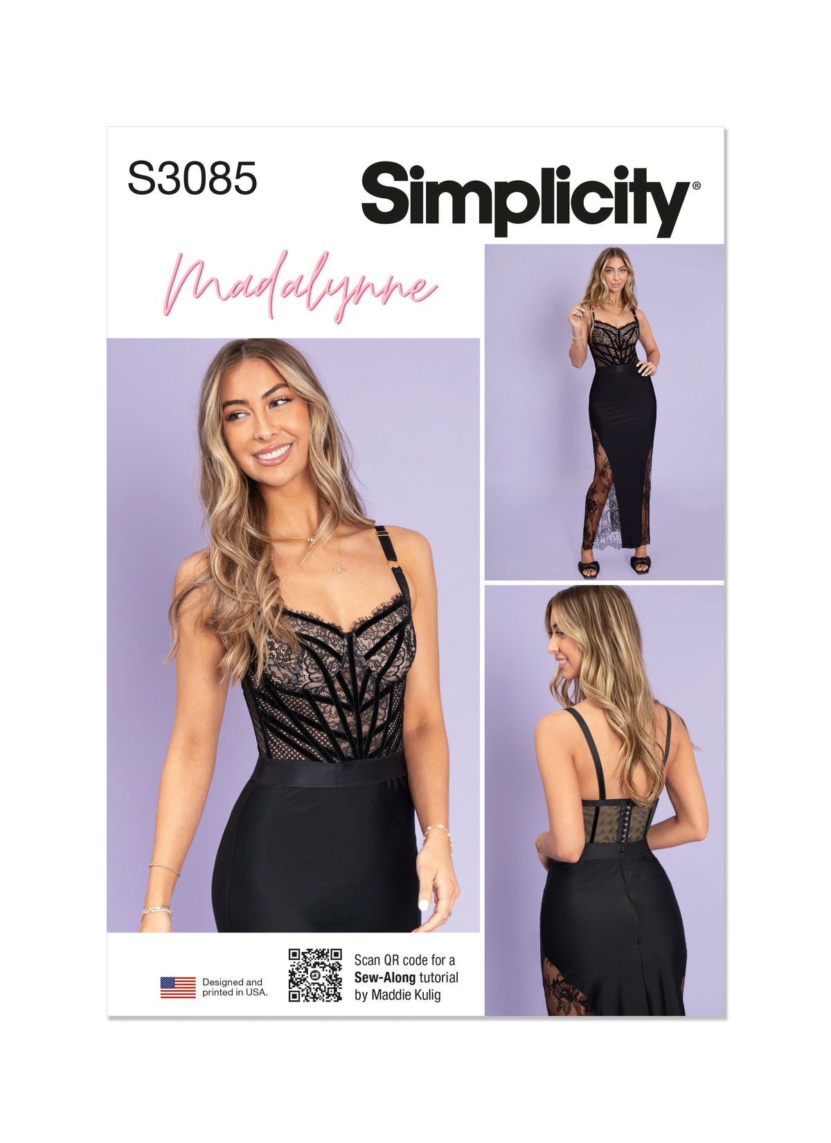 Simplicity Misses & Women's Corset Dress Sewing Pattern S3085