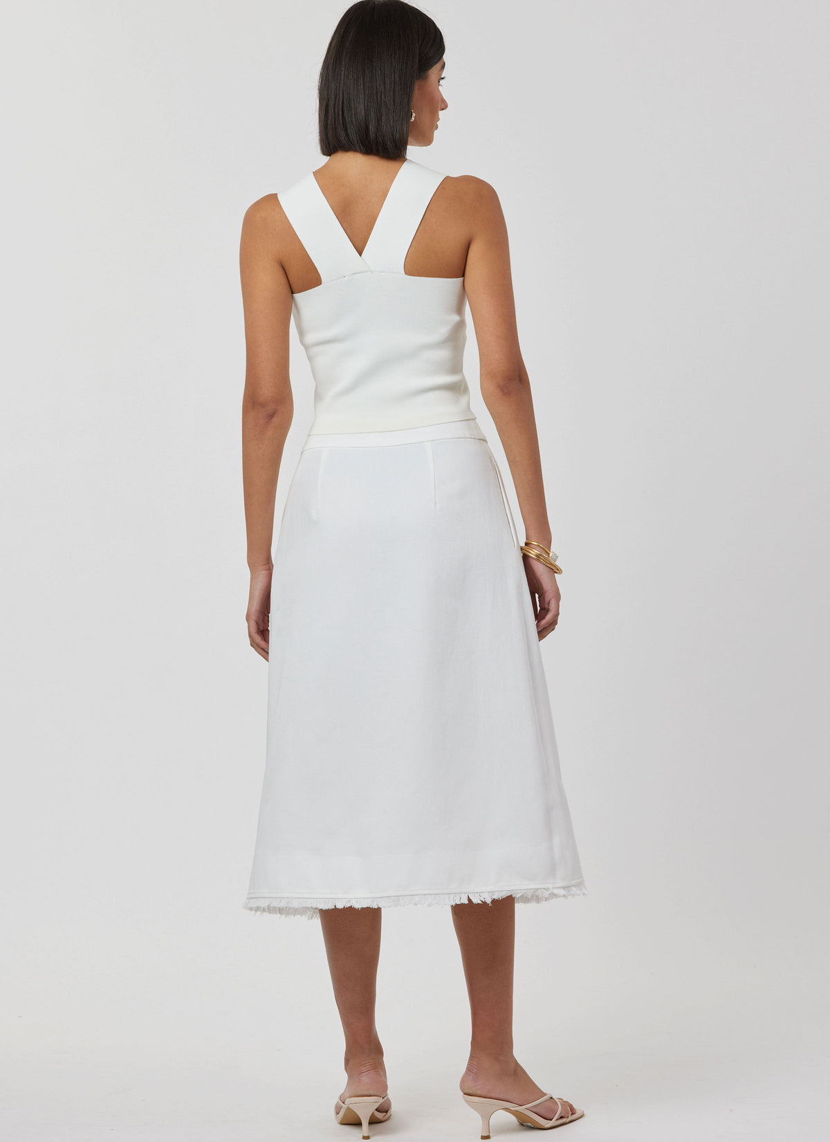 Simplicity Misses Wrap Skirts with Detachable 3D Flower Pattern S3104