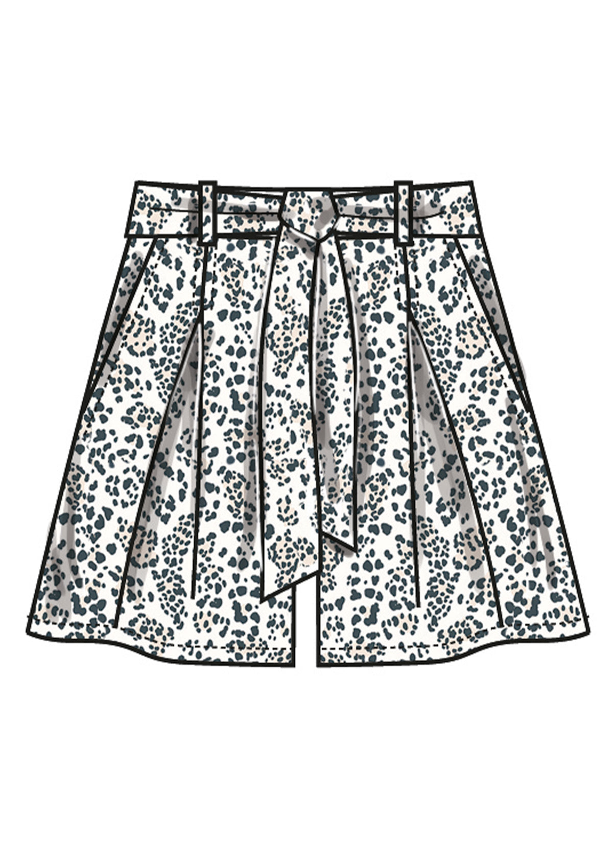 Simplicity Misses Shorts & Pants with Tie Belt Sewing Pattern S3106