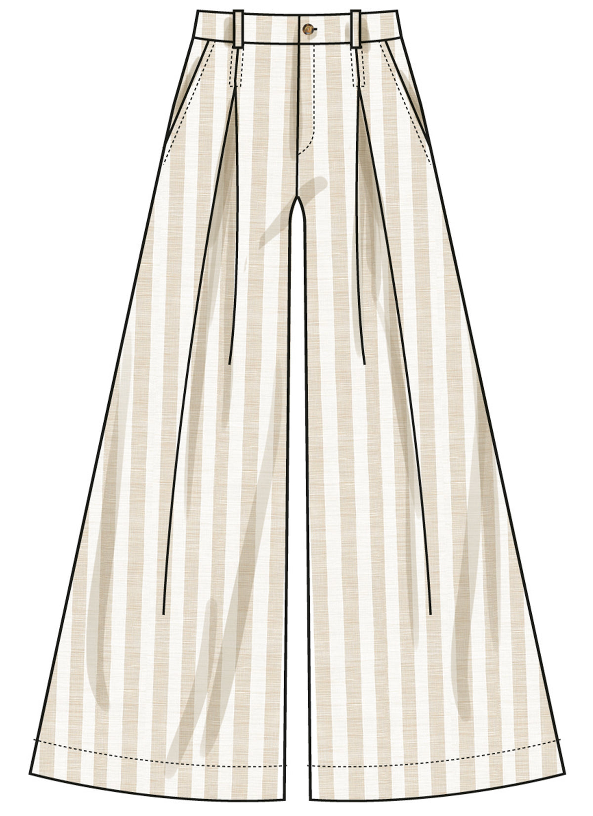Simplicity Misses Shorts & Pants with Tie Belt Sewing Pattern S3106