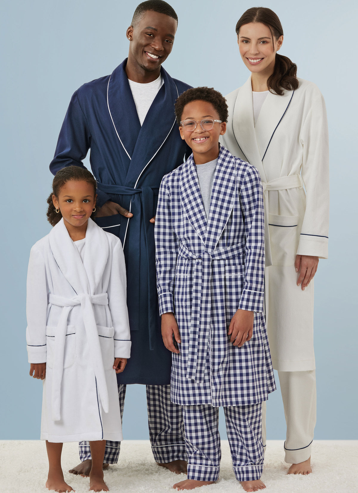 Simplicity Robe, Shorts & Pants Sewing Pattern for All Ages S3109A