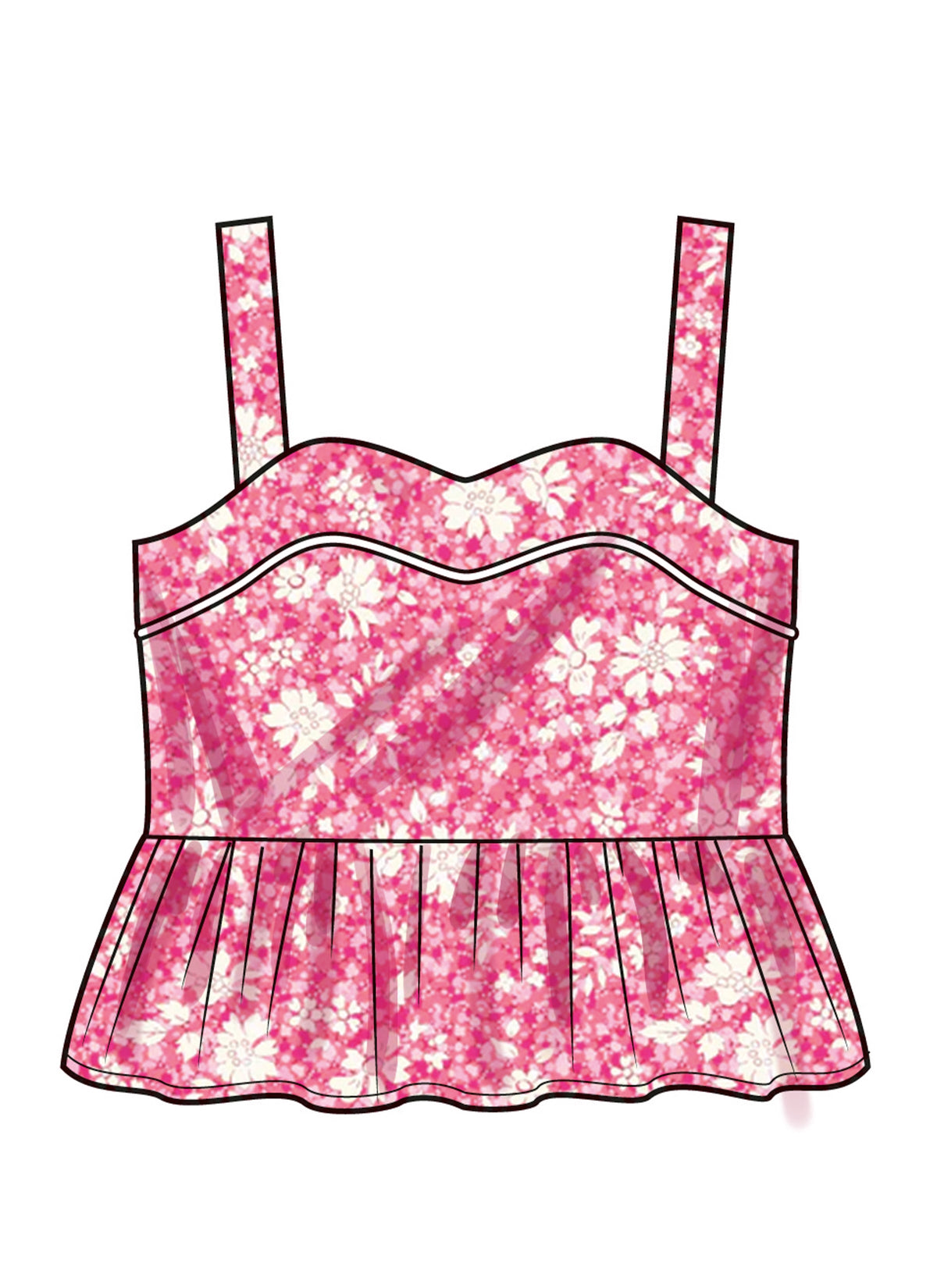 Simplicity Toddlers' Dress, Top and Shorts Sewing Pattern S3112A