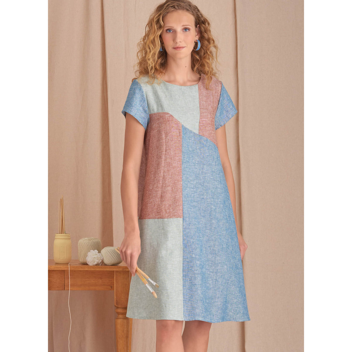 Simplicity Misses Dresses Sewing Pattern S9615 A (XS-S-M-L-XL)