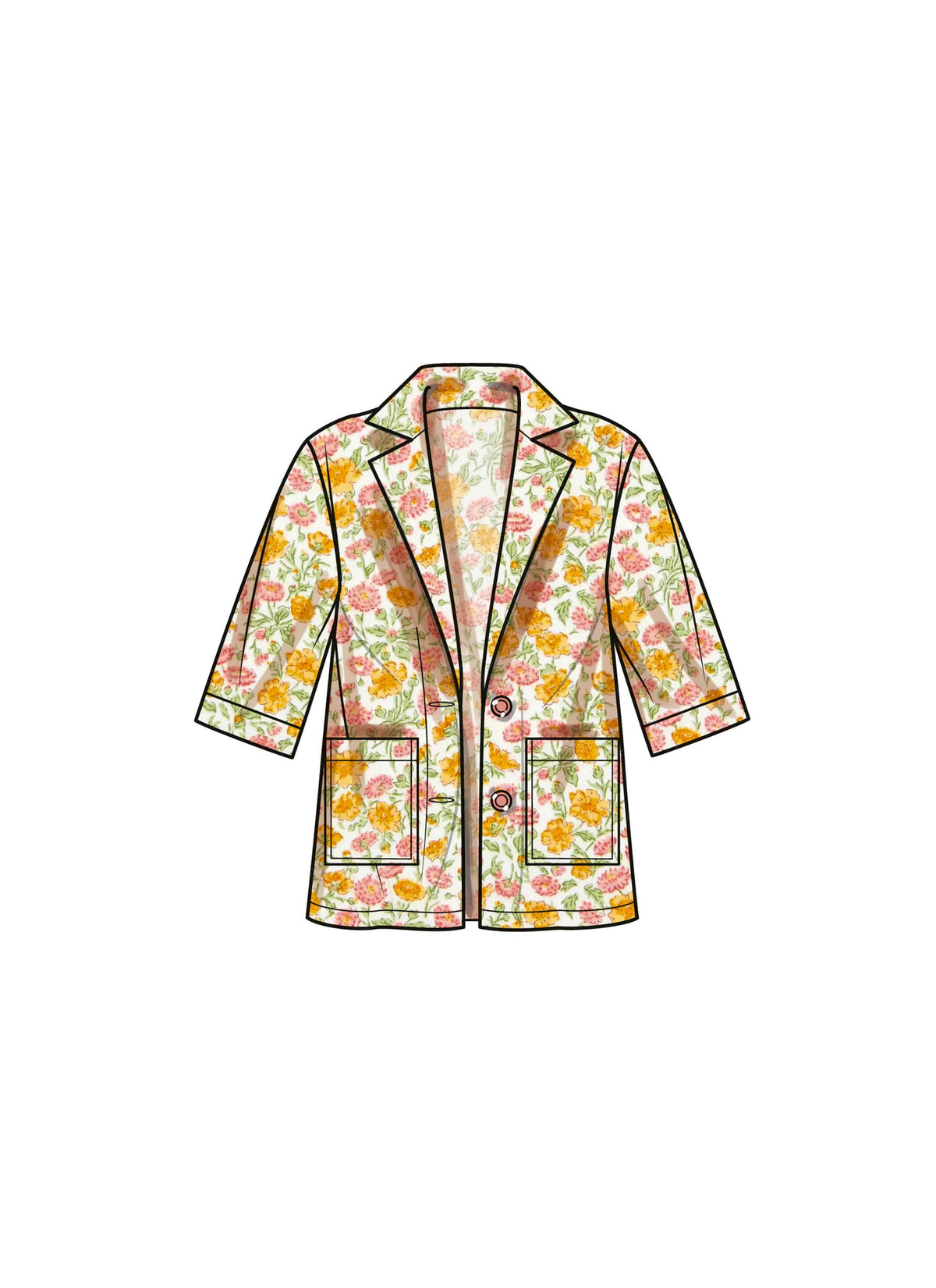 Simplicity Childrens and Girls Jacket, Pants and Shorts for American Sewing Guild Sewing Pattern S9762