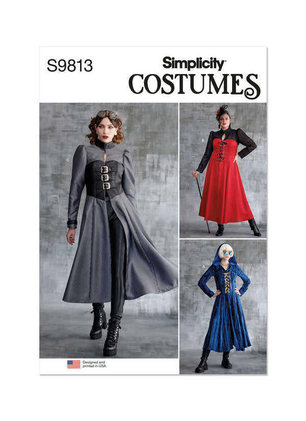 Simplicity Misses & Womens Costumes Sewing Pattern S9813