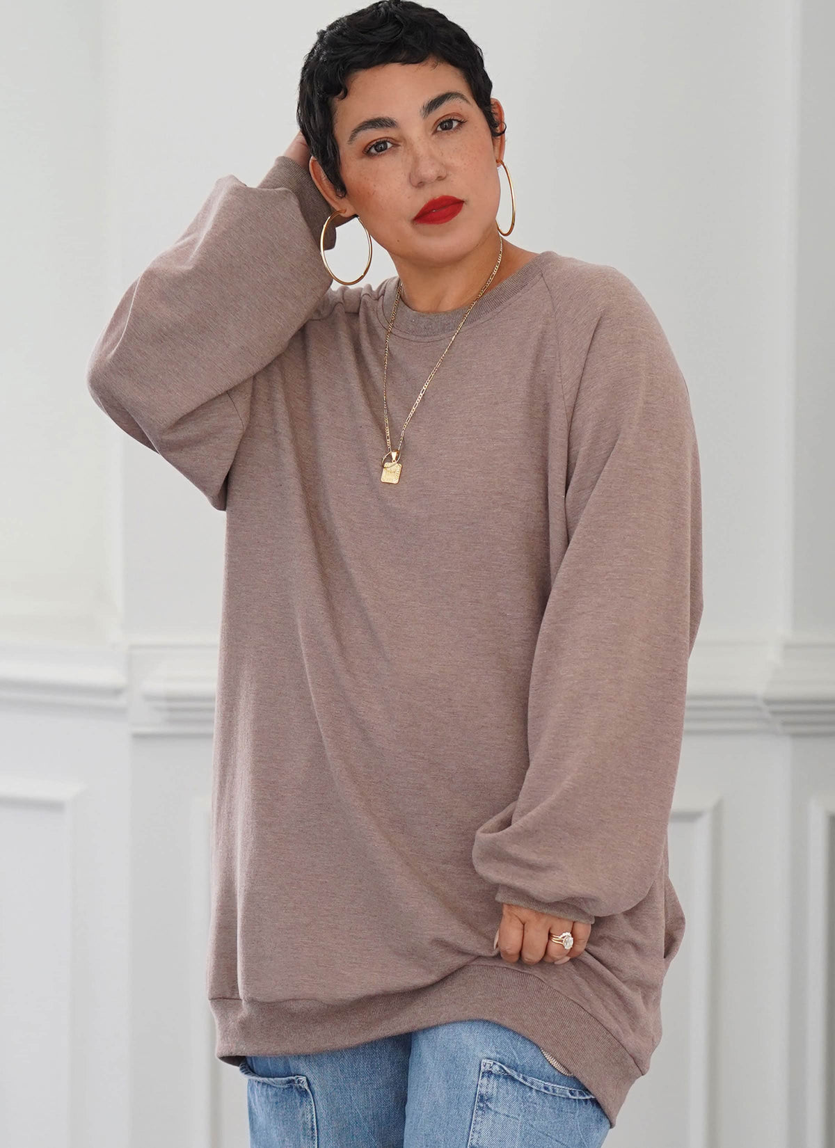 Simplicity Unisex Sweatshirt in Two Lengths By Norris Danta Ford Sewing Pattern S9897 A (XS-S-M-L-XL-XXL)