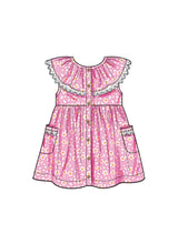 Simplicity Babies Dress, Panty and Headband Sewing Pattern S9898 A (XXS-XS-S-M-L)
