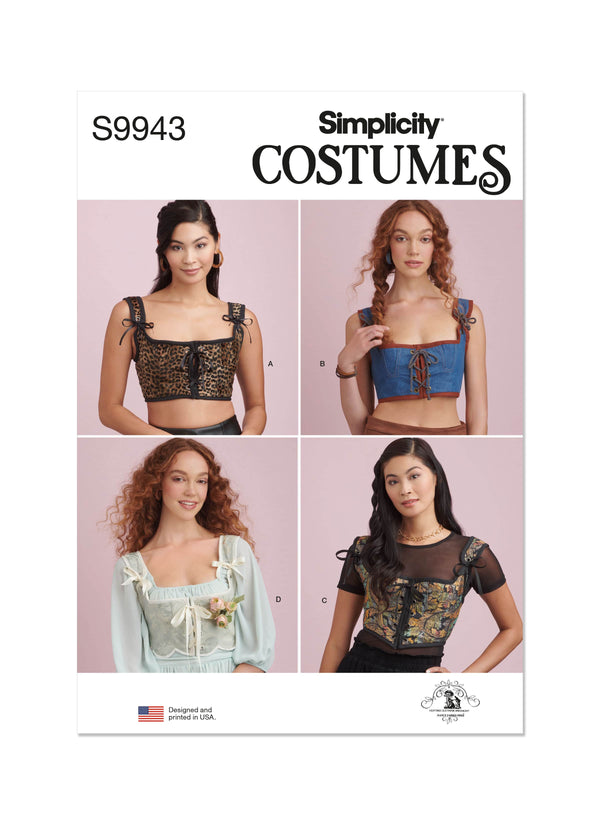 Simplicity Misses Corset Costumes Sewing Pattern S9943