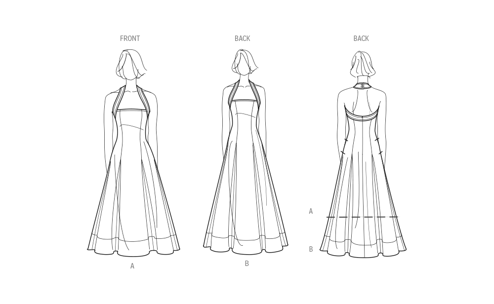 Simplicity Misses Dress in Two Lengths Sewing Pattern S9949