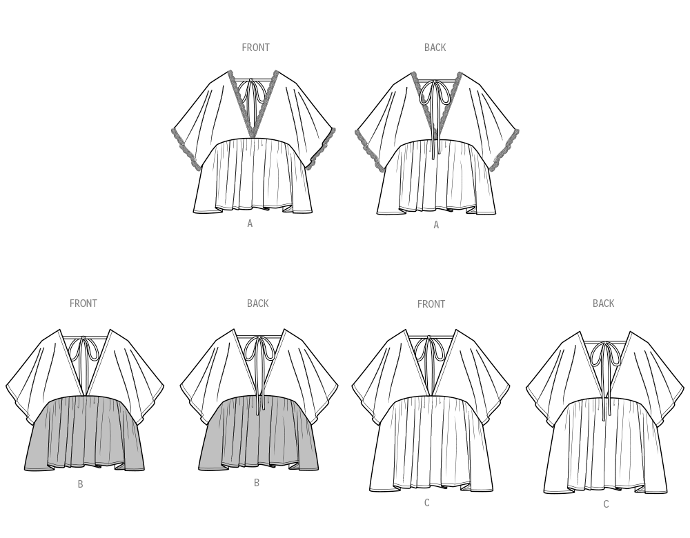 Simplicity Misses Top in Two Lengths Sewing Pattern S9951