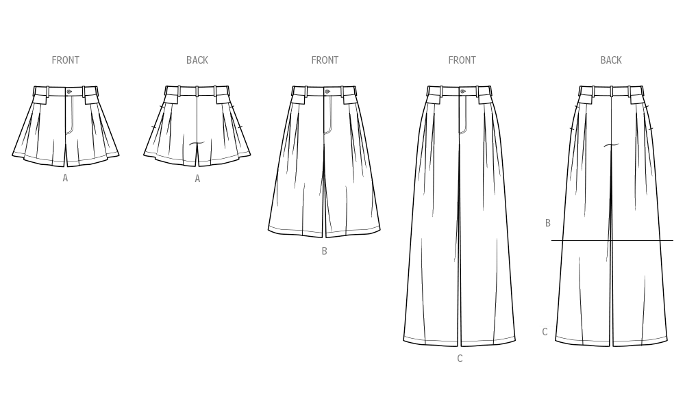 Simplicity Misses Shorts and Pants Sewing Pattern S9955