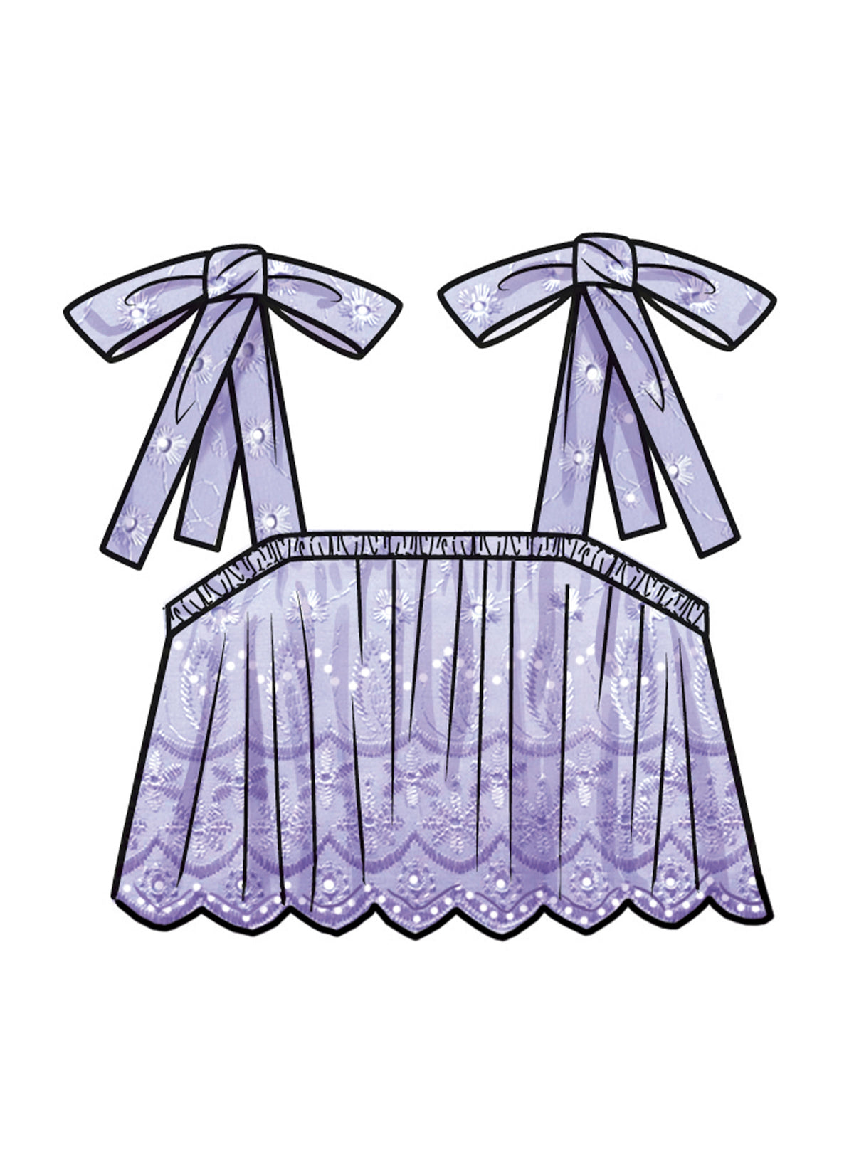 Simplicity: Children's & Girls Tops, Skirts, and Dresses Patterns S9963