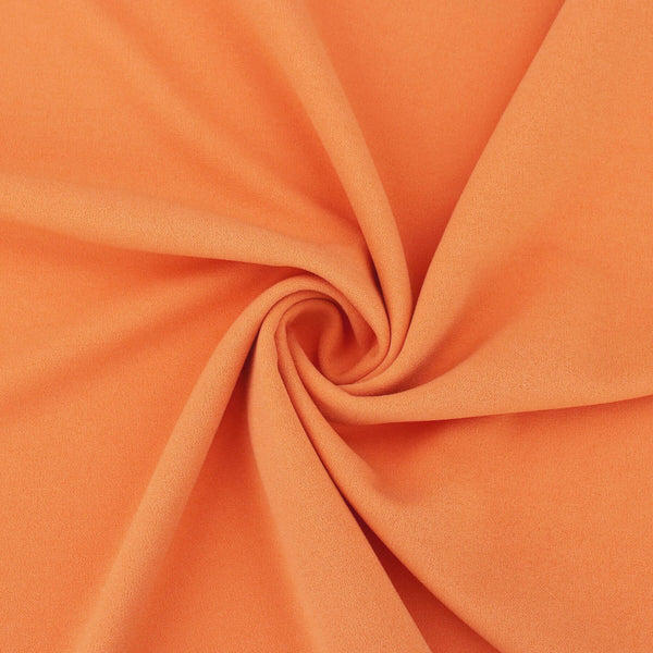 Scuba Crepe Stretch Jersey  - Orange