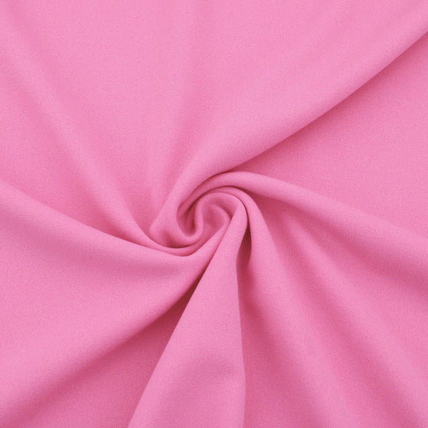 Scuba Crepe Stretch Jersey  - Pink Macaron
