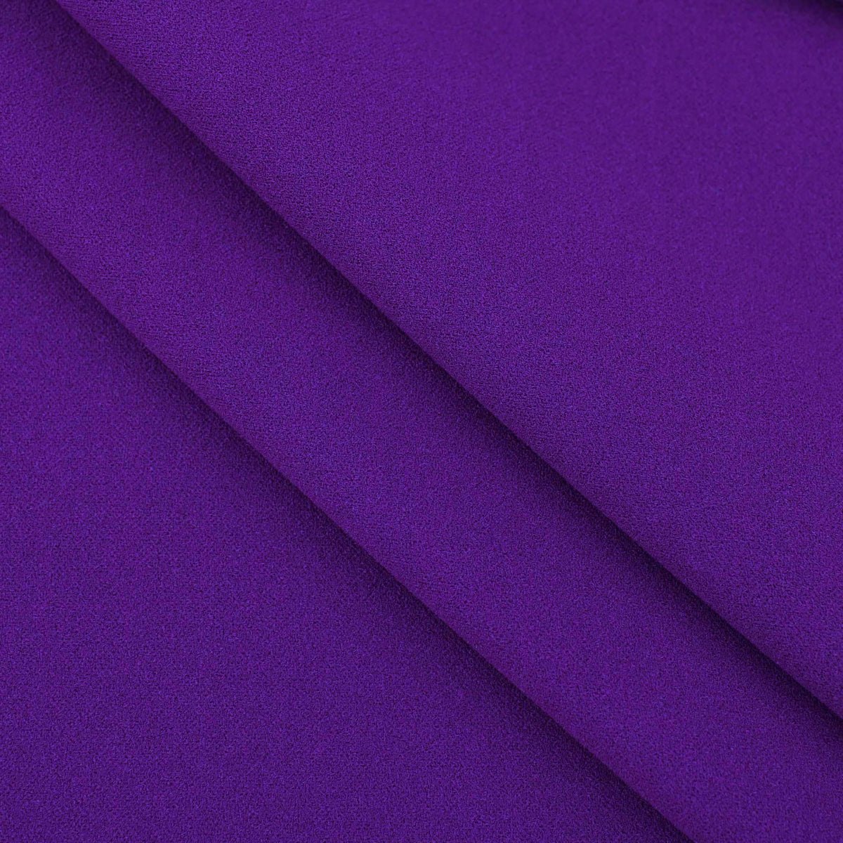 Scuba Crepe Stretch Jersey - Purple