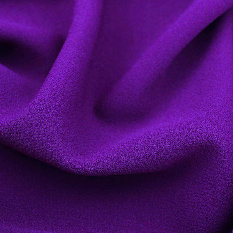 Scuba Crepe Stretch Jersey  - Purple