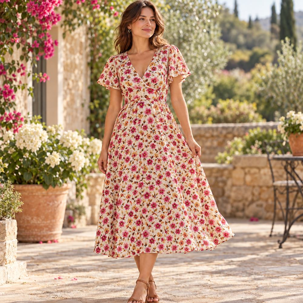 Cream Floral