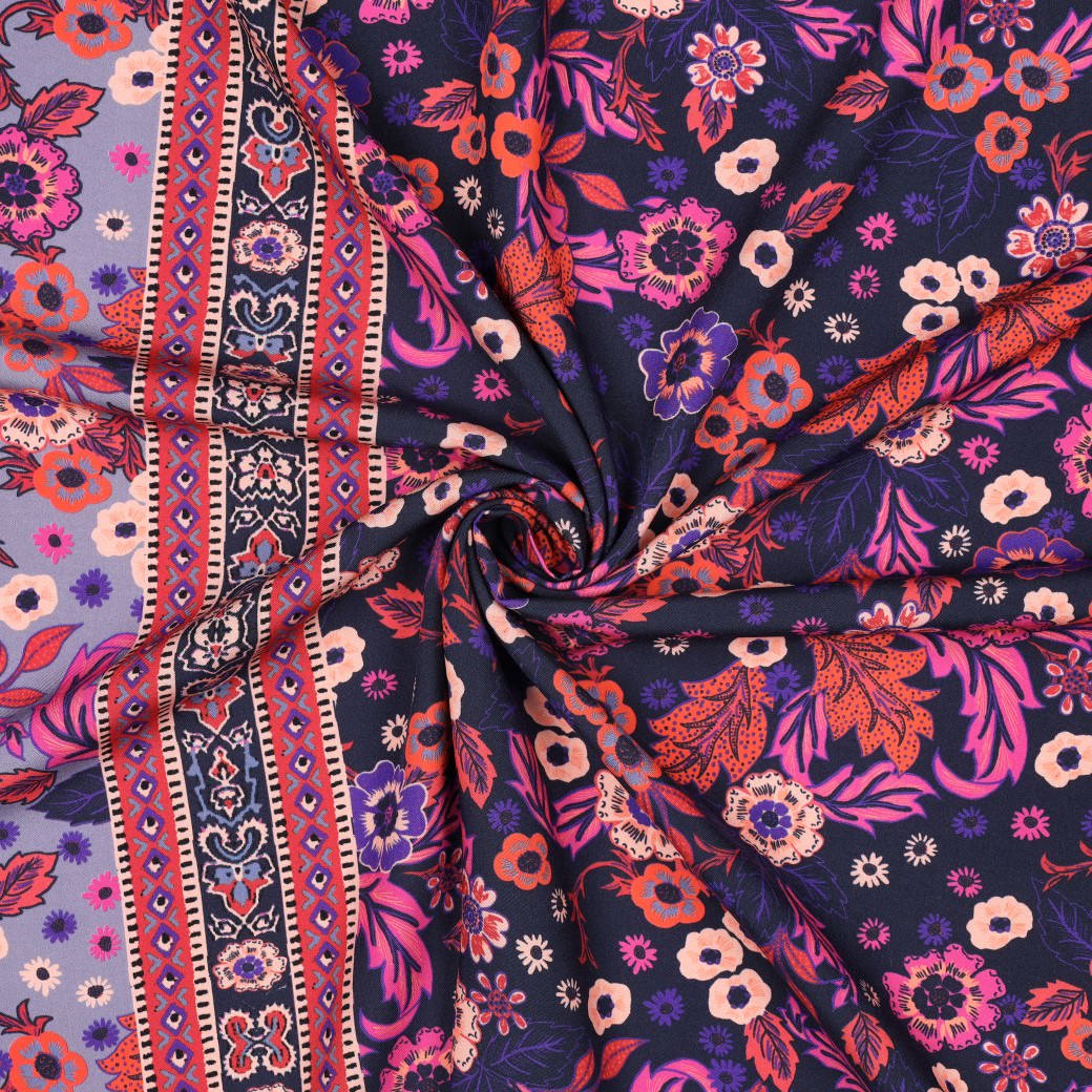 Boho Purple Border