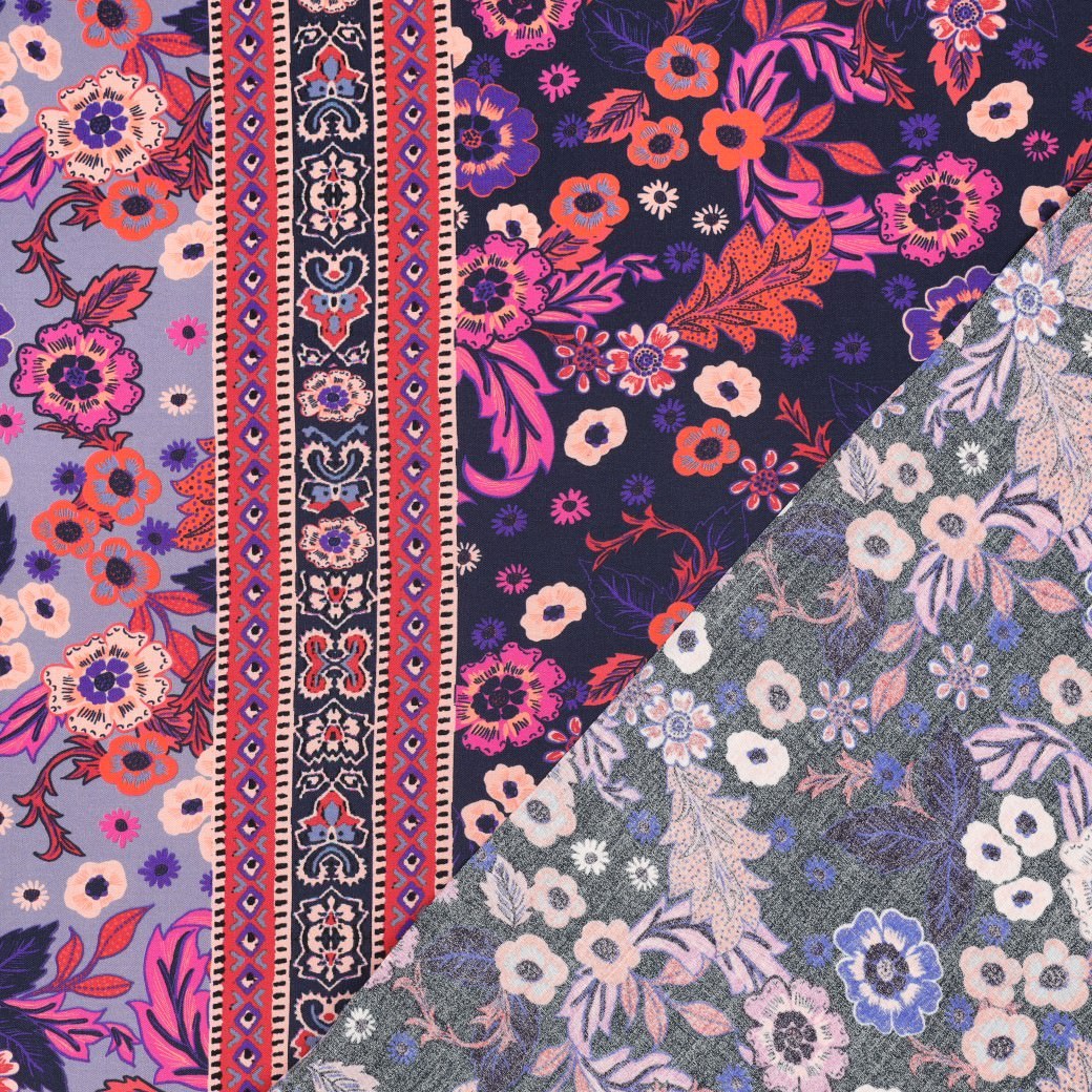 Boho Purple Border