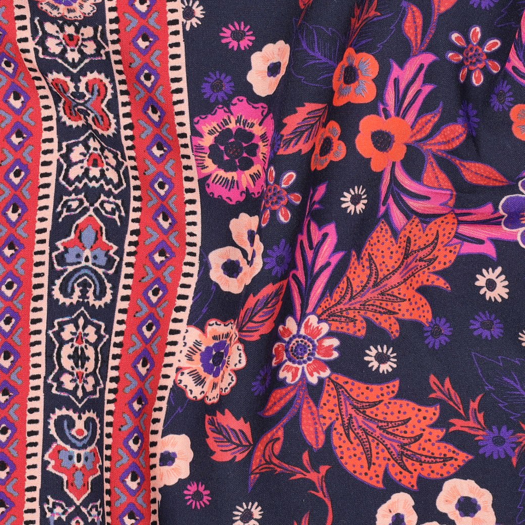 Boho Purple Border
