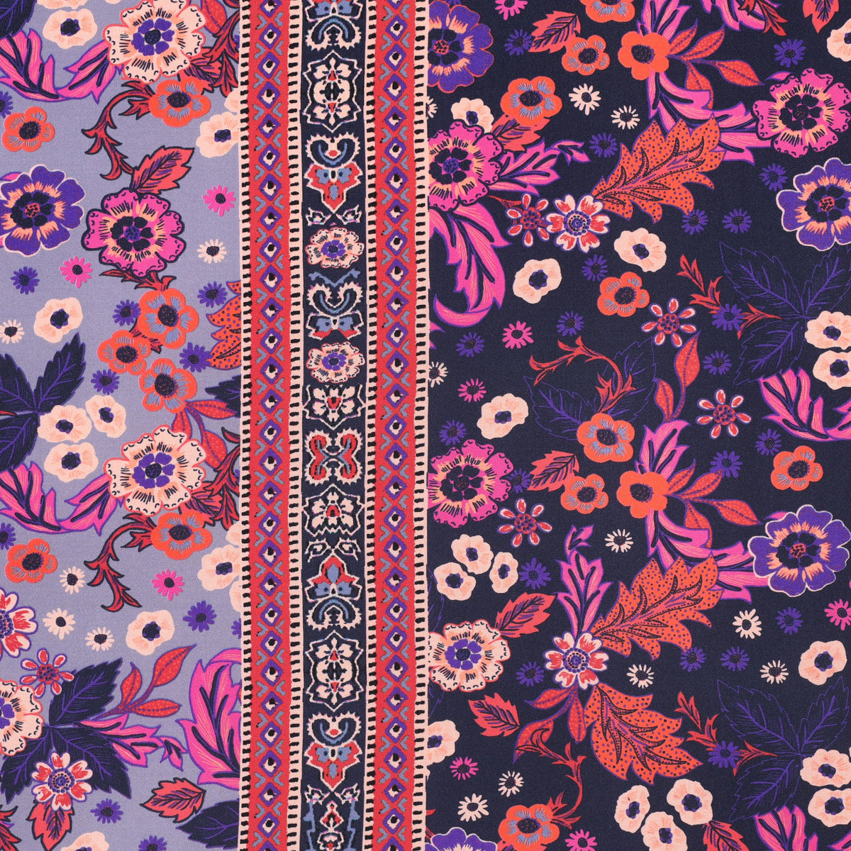 Boho Purple Border