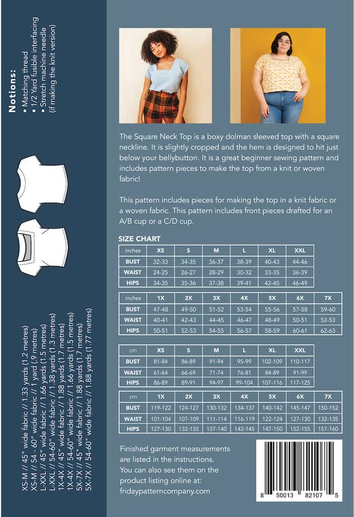 By Friday Pattern Company