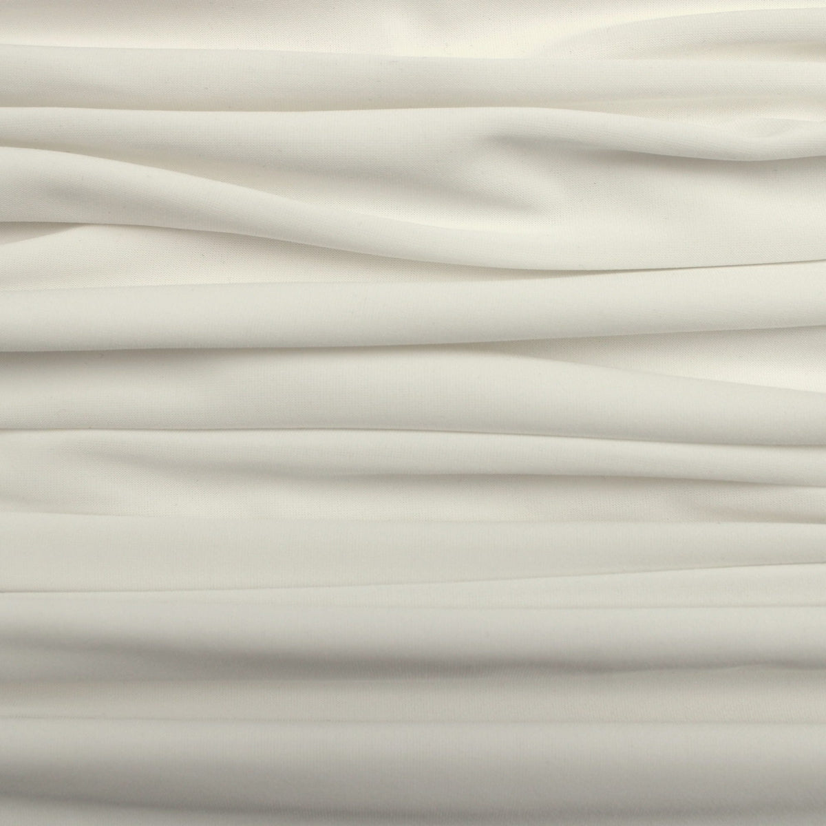 Soft Touch Elastane Dressmaking Fabric- Classic Chalk