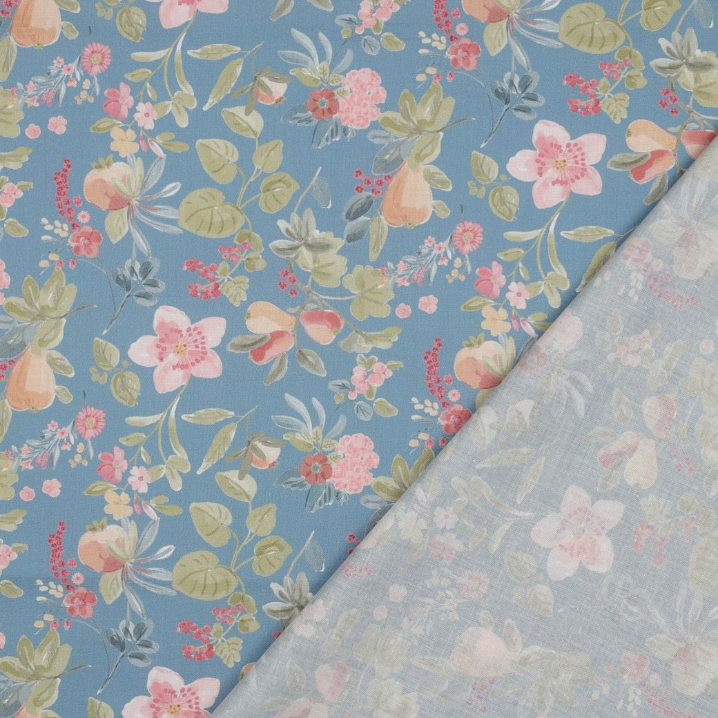 Dusty Blue Floral