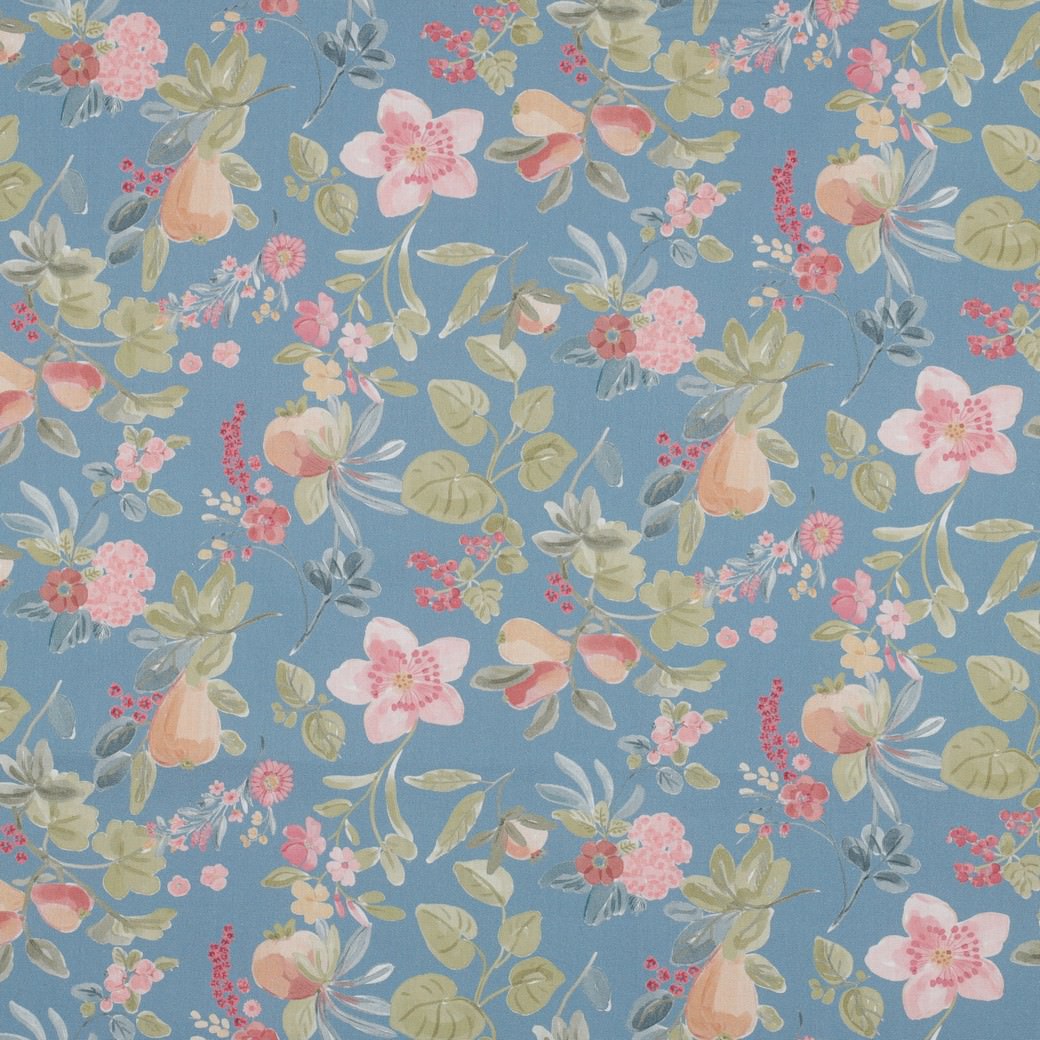 Dusty Blue Floral