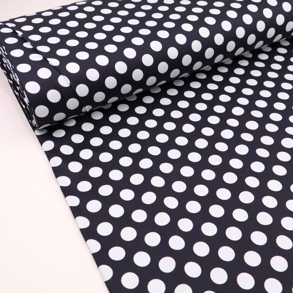 White Polka Spots