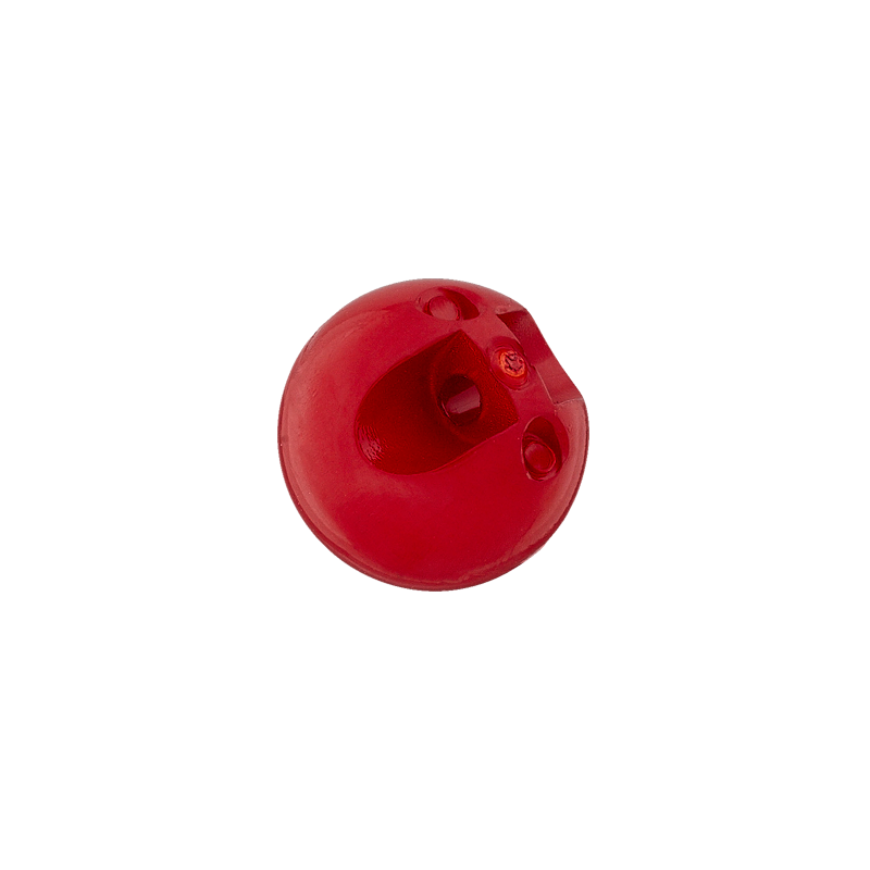 Prym Union Knopf Poly-Button Shank 12mm Red - Pack of 4