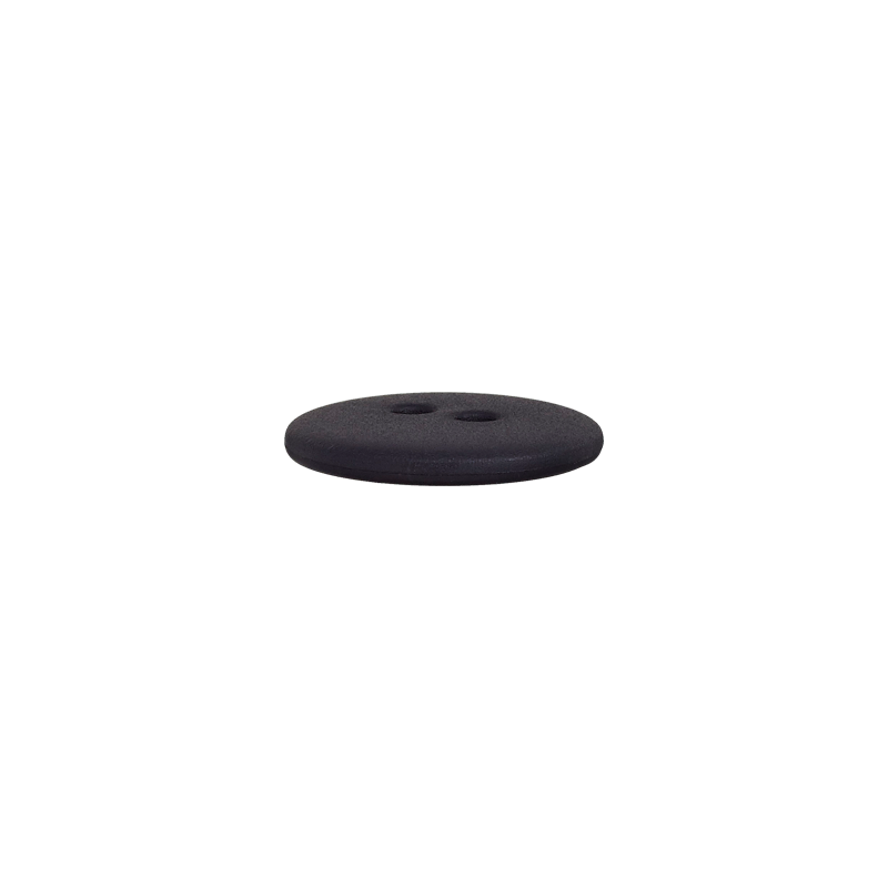 Prym Union Knopf Poly-Button 2 Hole 12mm Dark Grey - Pack of 4