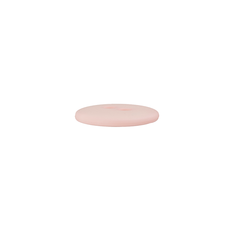 Prym Union Knopf Poly-Button 2 Hole 15mm Rose - Pack of 4