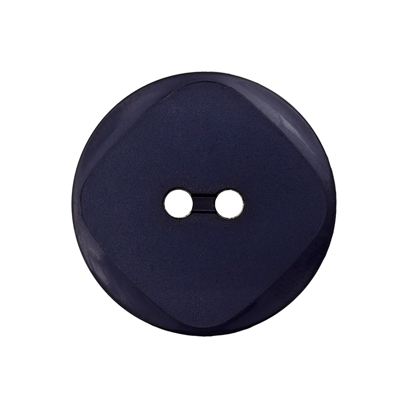 Prym Union Knopf Poly-Button 2 Hole 23mm Navy - Pack of 2