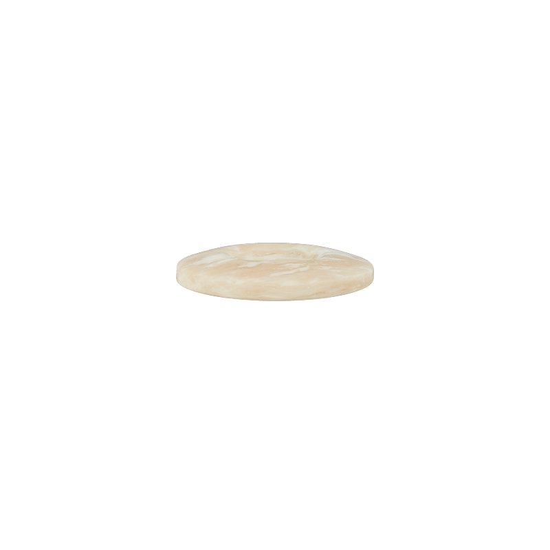 Prym Union Knopf Poly-Button 2 Hole 18mm Beige - Pack of 3