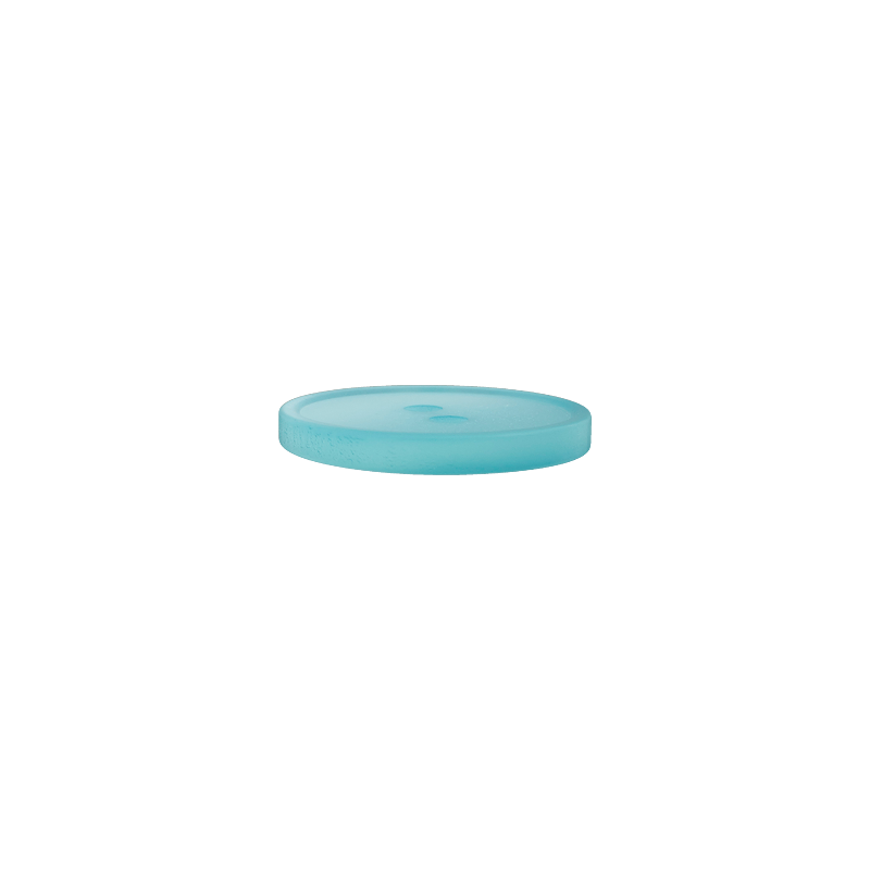 Prym Union Knopf Poly-Button 2 Hole 12mm L-Turquoise - Pack of 4
