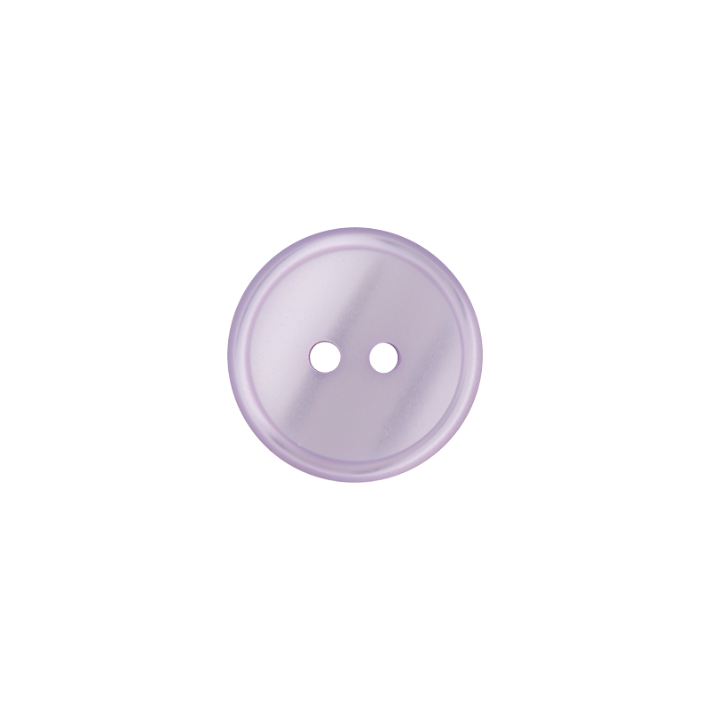 Prym Union Knopf Poly-Button 2 Hole 12mm Lilac - Pack of 4