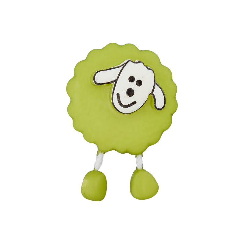 Prym Union Knopf Poly-Button Shank Sheep 18mm L-Green - Pack of 2